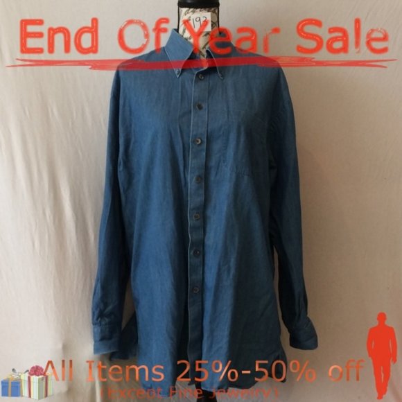 John W. Nordstrom Other - Nordstrom - Men’s Blue Jean Dress Shirt